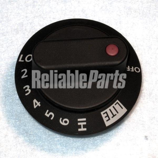 Electrolux Home Products Frigidaire Range Burner Control Knob, Black 318099100 - main